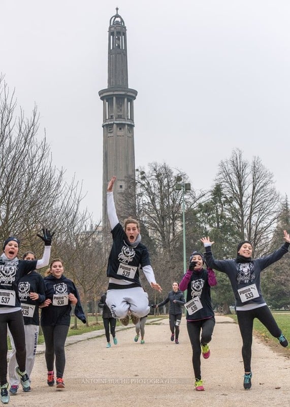 Le 5 km du Téléthon de Grenoble lors de la première édition en 2016. © Antoine Buche