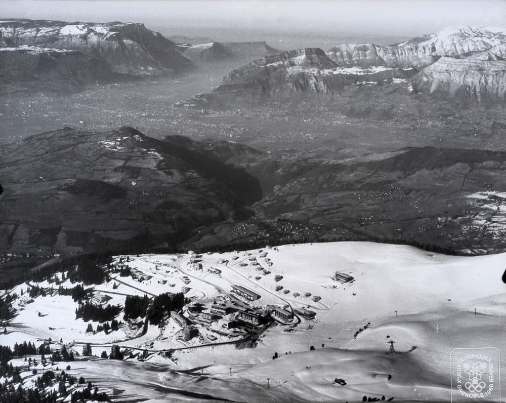 Chamrousse a accueilli les épreuves de ski alpin lors des JO de 1968. Photo Photopress / Comité d'organisation des Jeux olympiques. © Chamrousse