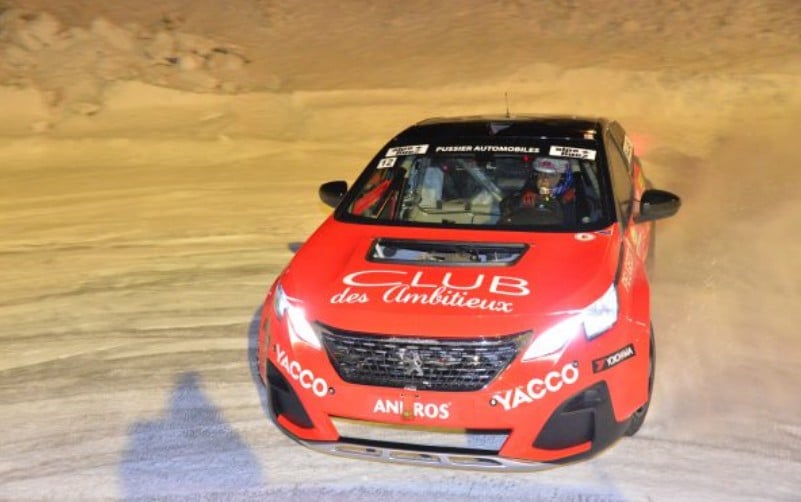 Un participant à la manche de l'Alpe d'Huez du Trophée Andros 2016. © Office de tourisme de l'Alpe d'Huez