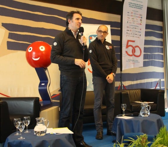 À l'occasion du cinquantième anniversaire des Jeux olympiques de 1968, la Ville de Grenoble organise une commémoration d'envergure.Eric Piolle - conférence