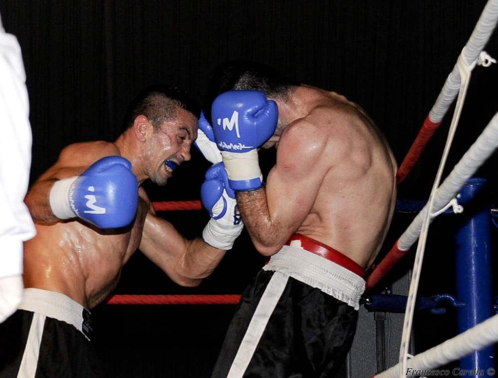 Nicolas Salsi est décrit comme un guerrier sur le ring par son entraîneur Patrick Mallaizée. © Francesco Carella