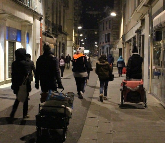 Face à la vague de grand froid qui touche Grenoble, L'Engrenage coorganise avec le collectif Help SDF l'accueil de sans-abris jusqu'au 2 mars prochain.