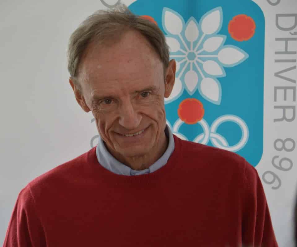 Jean-Claude Killy à Grenoble le 6 février 2018. © Laurent Genin