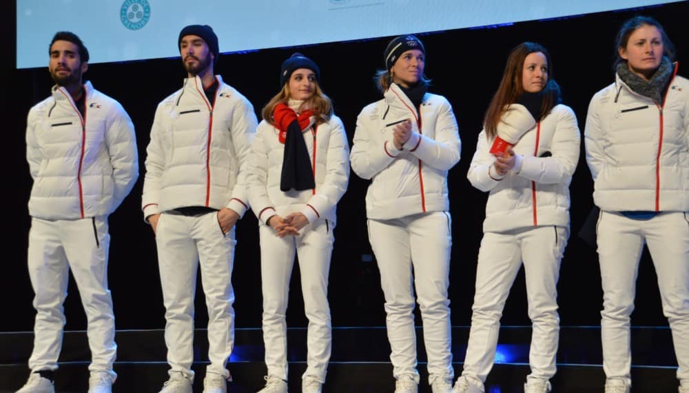 Martin Fourcade, Guillaume Cizeron, Gabriella Papadakis, Anais Bescond, Anais Chevalier, Justine Braisaz, quelques-uns des médaillés de PyeongChang. © Laurent Genin