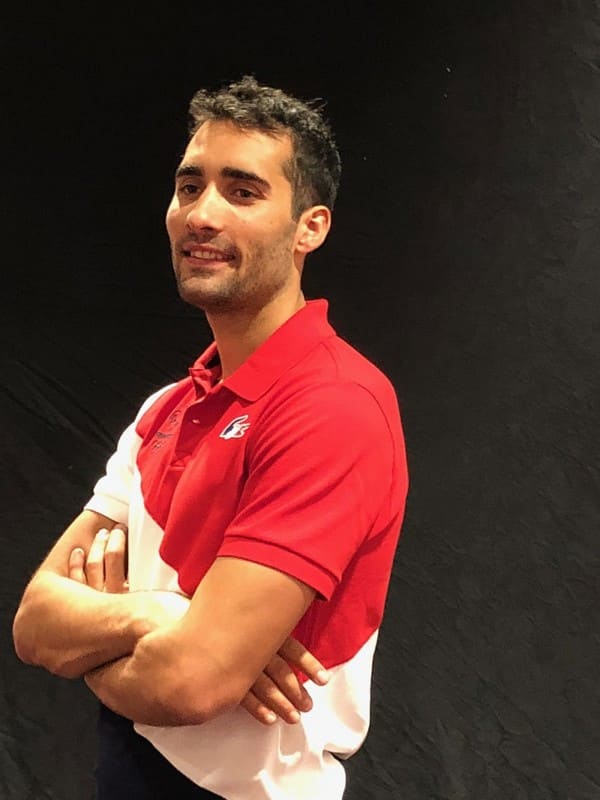 Martin Fourcade fait l'admiration du triple médaillé d'or olympique. © Wikipedia