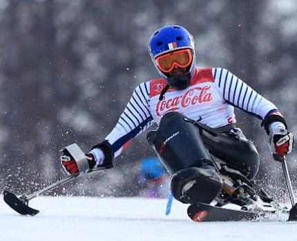 Frédéric François, triple médaillé paralympique aux Jeux de PyeongChang. © Twitter France paralympique