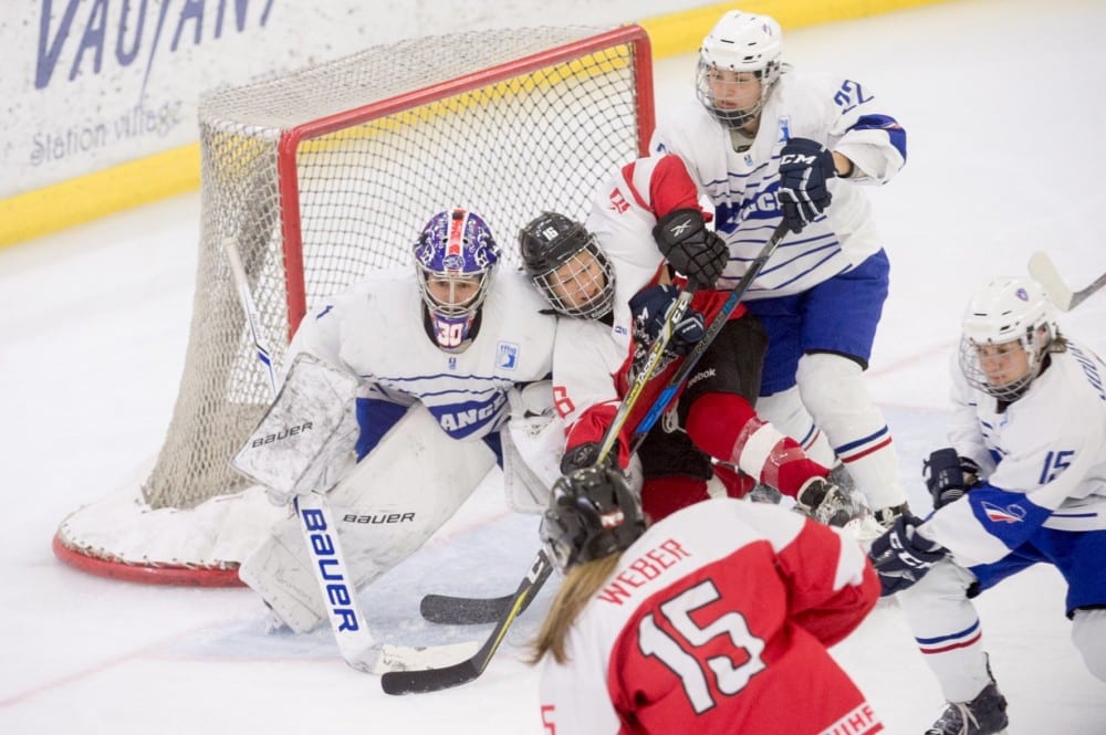 L'équipe de France féminine de hockey sur glace s'était imposée sur le fil 3-2 face à l'Autriche le 11 avril 2018. © Facebook Fédération française de hockey sur glace