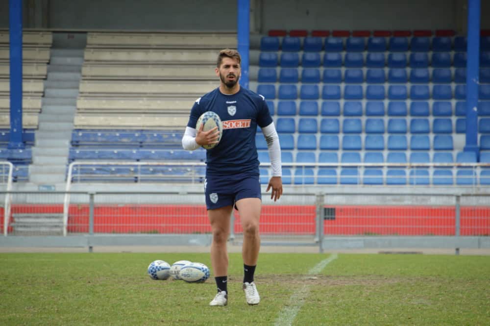 Franck Pourteau, demi d'ouverture de Grenoble. © Laurent Genin