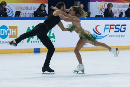 Les danseurs sur glace Gabriella Papadakis et Guillaume Cizeron, triple champions du monde et vice-champions olympiques. © Archive Yuliya Ruzhechka