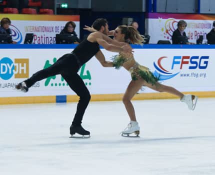 Les danseurs sur glace Gabriella Papadakis et Guillaume Cizeron, triple champions du monde et vice-champions olympiques. © Archive Yuliya Ruzhechka
