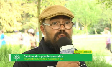 Nicolas porteur du projet Camion abirs pour les sans abris budget participatif 2018 DR