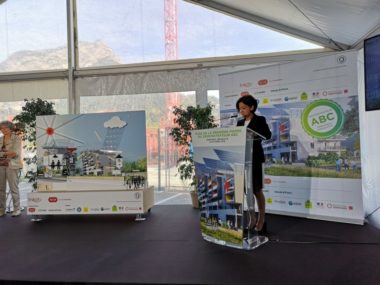 Première pierre d'ABC Bouygues DR