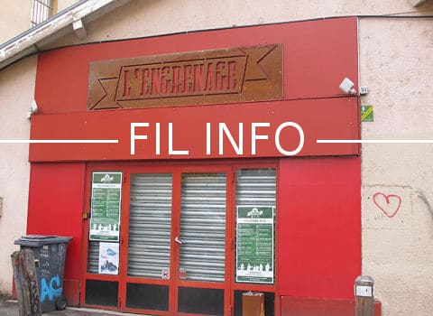 L'équipe de l'Engrenage organise un festival de musique, les 13, 14 et 15 décembre, dans trois salles à Grenoble. Les bénéfices seront reversés à Help SDF.FIL Fermeture administrative de L'engrenage depuis le 7 novembre 2018 © Séverine Cattiaux - Place Gre'net