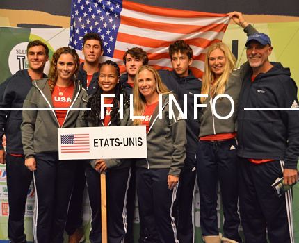 Vainqueurs de la Grande-Bretagne en finale, les Etats-Unis se sont imposés lors du 13e Master'U BNP Paribas à Seyssins le 2 décembre 2018. © Laurent Genin