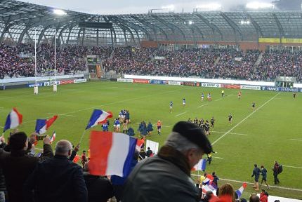 Victoire de l'équipe de France féminine de rugby face à la Nouvelle-Zélande (30-27) le 17 novembre 2018 au stade des Alpes. © Laurent Genin