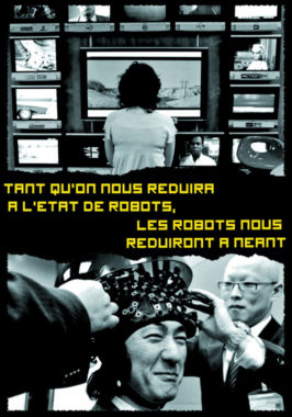 Carte postale contre la robotisation. © PMO