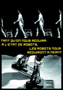 Carte postale contre la robotisation. © PMO