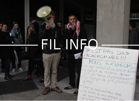 FIL Grève des animateurs périscolaires et agents des écoles © Séverine Cattiaux - Place Gre'net