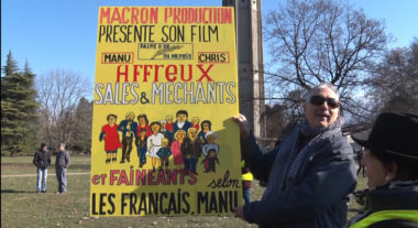 Retour sur l'acte X de la mobilisation citoyenne des gilets jaunes venus de toute l'Isère, et des deux Savoie samedi 19 janvier dans les rues de Grenoble.© Joël Kermabon - Place Gre'net