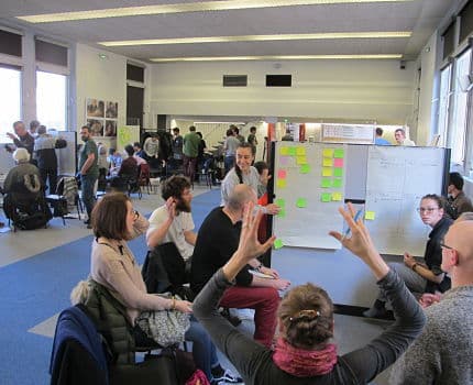 UNE Forum citoyen sur le Plan Climat organisé par Alternatiba Grenoble, samedi 19 janvier 2019 © Séverine Cattiaux - Place Gre'net