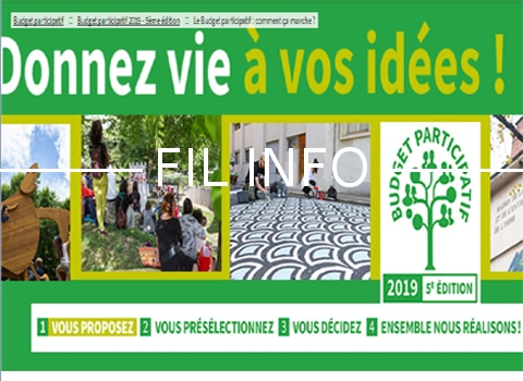 FIL INFO Budget participatif 2019 de la Ville de Grenoble, recueil des idées DR