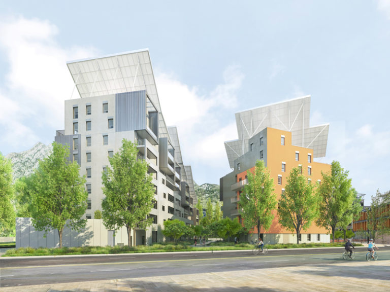 La commande publique pour la région Auvergne Rhône-Alpes de la banque des territoires s’est élevé à près de 9,416 milliards d’euros en 2018. Etat des lieux.ABC Grenoble Crédit Valode et Pistres architectes