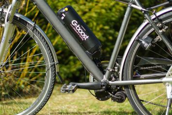Vélo équipé du système Gboost. © DR