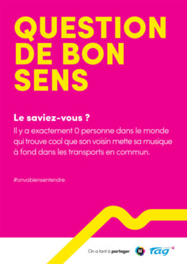 L'une des affiches de la campagne. © Semitag