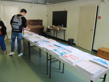 Elections européennes, bureau de vote Bajatière, 26 mai 2019 © Séverine Cattiaux - Placegrenet.fr
