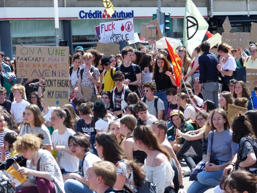 Marche pour le climat à Grenoble le 24 mai 2019 © Florent Mathieu - Place Gre'net