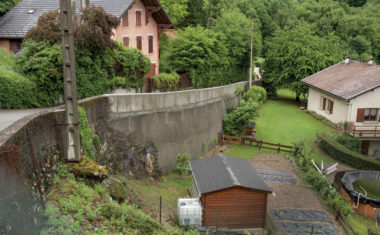 Le mur de la villa Rose à Séchilienne. © Grenoble-Alpes Métropole