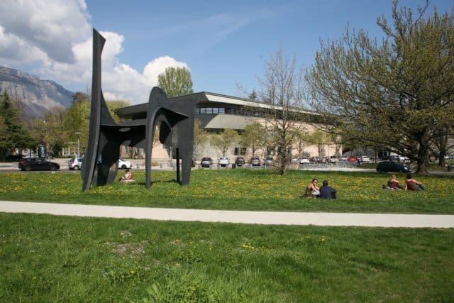 Le campus de Grenoble... avant confinement © Florent Mathieu - Place Gre'net