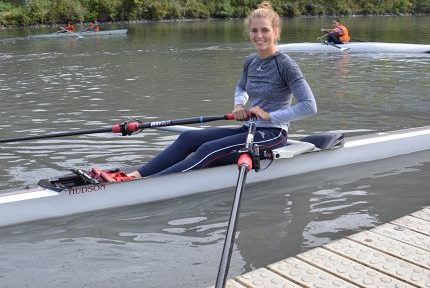 Laura Tarantola est licenciée à l'Aviron Grenoblois. © Laurent Genin