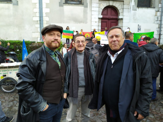 Antoine Back et Bernard Macret, membres du collectif Ensemble! Grenoble Métropole. © EGM