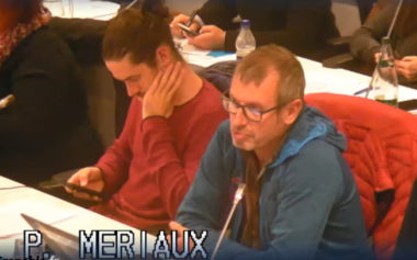 Pierre Mériaux lors du conseil municipal du lundi 4 novembre. Copie d'écran.