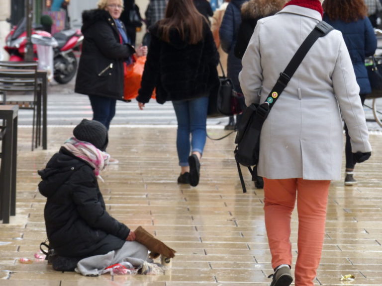 Sans-abris de Grenoble. @Leo Graff - Placegrenet.fr