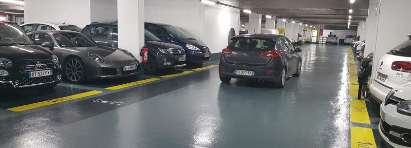 Modernisation des parkings de la Métropole à l'instar du parking Lafayette, décembre 2019 © Séverine Cattiaux - Place Gre'net
