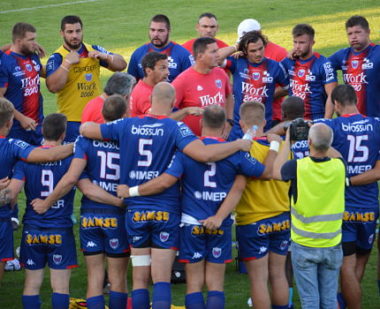 Une groupe FC Grenoble rugby saison 2019-2020. © Laurent Genin