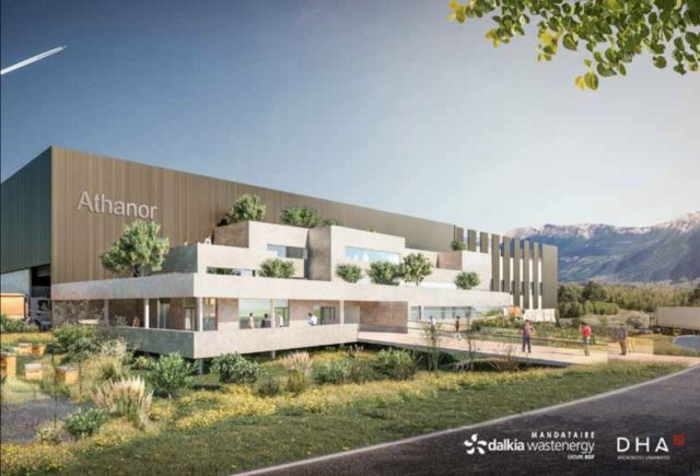 Voilà à quoi devrait ressembler le nouveau centre de tri, qui accueillera des visites de scolaires pour éduquer au tri des déchets. © Dalkia Wastenergy