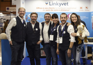 Equipe Linkyvet lors du congrès national vétérinaires - AFVAC 2019 © Linkyvet