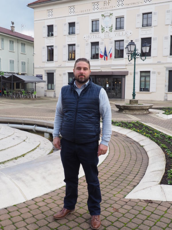 Mickaël Julian, candidat à Moirans. © Patricia Gastineau - place grenet.fr