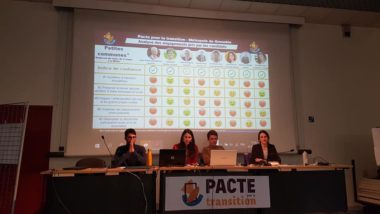 Conférence de presse du collectif Métro, initiateur du pacte pour la transition, lundi 2 février 2020. © Séverine Cattiaux - Place Gre'net