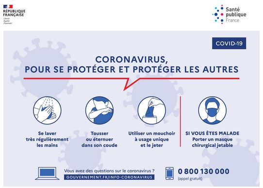 Pour lutter contre la propagation du Covid-19, la Ville de Grenoble applique les mesures sanitaires mises en place par le Gouvernement.