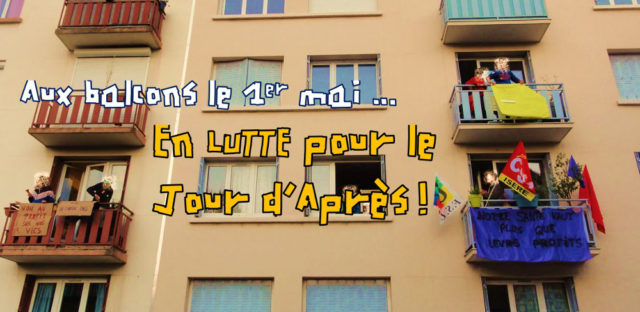 Sur la page Facebook 1er mai aux fenêtres en Isère ! #PourLeJourDapres