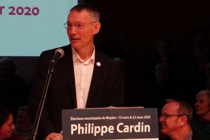 Philippe Cardin est élu maire de Meylan avec 53,86 % des suffrages exprimés