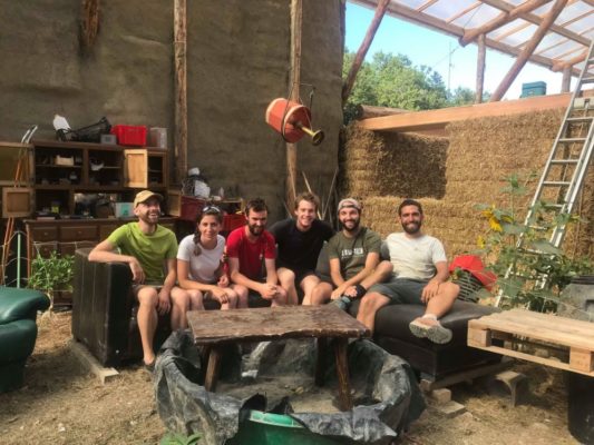 Les membres du low-tech lab pendant le low-tech tour de 2019