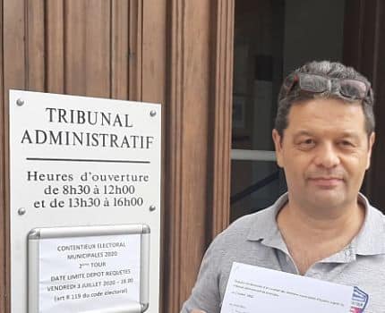 COUV Raoul Urru dépose vendredi 3 juillet 2020 un recours en annulation du résultat des élections municipales à Eybens DR