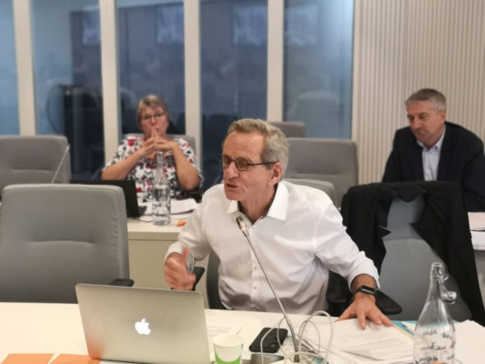Une partie du groupe d'oppopsition d'Alain Carignon. © Joël Kermabon - Place Gre'net