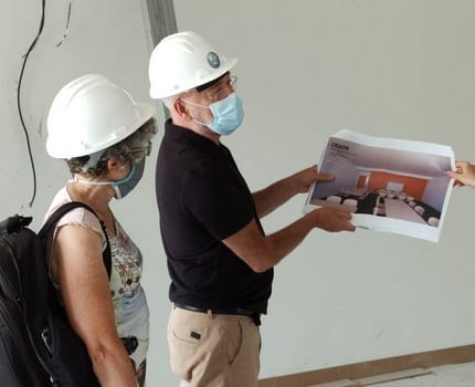 [RELU]Visite de chantier pour l'école Marianne-Cohn de Grenoble, après un nouveau report de son ouverture