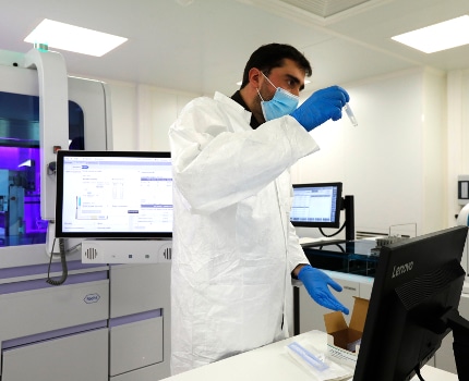 Le laboratoire co-construit par Roche Diagnostics à Monaco. © Direction de la communication Monaco